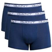 Gant Kalsonger 3P Basic Cotton Trunks Marin bomull X-Large Herr