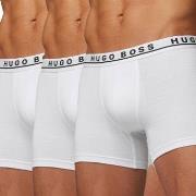 BOSS Kalsonger 3P Cotton Stretch Boxer Brief Long Vit bomull Small Her...