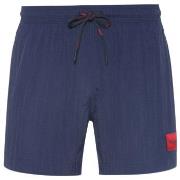 HUGO Badbyxor Dominica Recycled Swim Shorts Mörkblå polyester Small He...