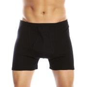 JBS Kalsonger Basic Fly Boxer Svart bomull Medium Herr