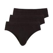 Jockey Kalsonger 3P Cotton Plus Brief Svart Small Herr