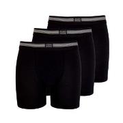 Jockey Kalsonger 3P Cotton Stretch Boxer Trunk Svart bomull Large Herr