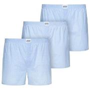 Jockey Kalsonger 3P Woven Soft Poplin Boxer Shorts Ljusblå bomull XX-L...