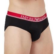 Emporio Armani Kalsonger Mesh Microfiber Brief Svart polyamid Large He...