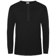 Resteröds Organic Cotton Grandpa Long Sleeve Svart ekologisk bomull Me...