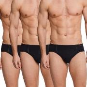 Schiesser Kalsonger 3P Essentials Super Mini Briefs Svart bomull Mediu...