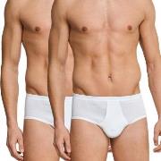 Schiesser Kalsonger 2P Original Classics Fine Rib Sport Briefs Vit bom...