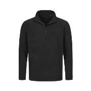 Stedman Active Fleece Half-Zip For Men Svart polyester XX-Large Herr