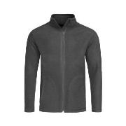 Stedman Active Fleece Jacket For Men Grå polyester XX-Large Herr