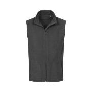 Stedman Active Fleece Vest For Men Grå polyester XX-Large Herr