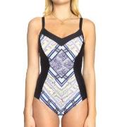 Sunseeker Tribe Attack Swimsuit Svart mönstrad D 38 Dam