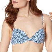 Triumph Mix and Match Padded Bikini Bra Blå/Vit D 36 Dam