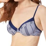 Triumph Summer Waves Underwire Bikini Bra Blå Mönstrad D 38 Dam