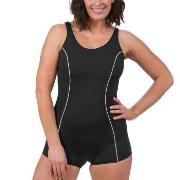 Trofe Swimsuit Sailor Look Svart polyester 40 Dam