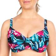 Trofe Tropical Nice Underwired Bikini Bra Svart blommig C 40 Dam