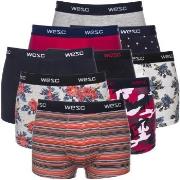 WESC Kalsonger 9P Mixpack Boxer Briefs Flerfärgad bomull Small Herr