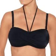 Wiki Basic Bandeau Bikini Top Svart B 80 Dam