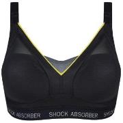 Shock Absorber BH Active Shaped Support Bra Svart/Gul C 75 Dam