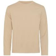 Resteröds Bamboo Long Sleeve Shirt Beige Medium Herr