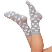 Trofe Bamboo Dot Socks Strumpor 2P Grå Strl 39/42 Dam