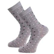 Trofe Bamboo Small Dot Socks Strumpor Grå Strl 35/38 Dam