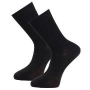 Trofe Bamboo Socks Strumpor 2P Svart Strl 43/46 Dam