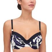 Femilet Honduras Underwired Bikini Bra Blå/Vit E 75 Dam