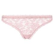 Calvin Klein Trosor CK One Lace Thong Ljusrosa nylon X-Small Dam