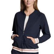 Calida Favourites Lounge Zip-up Jacket Marin bomull Large Dam