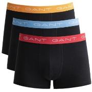 Gant Kalsonger 3P Cotton Jersey Trunks Svart/Orange bomull Large Herr