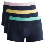 Gant Kalsonger 3P Cotton Jersey Trunks Rosa/Gul bomull XX-Large Herr