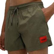 HUGO Badbyxor Dominica Recycled Swim Shorts Mörkgrön polyester X-Large...