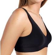 Bread and Boxers Padded Soft Bra BH Svart modal Small Dam