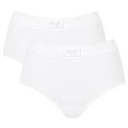 Sloggi Trosor 2P Double Comfort Maxi Multi Vit bomull 46 Dam