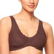 Sloggi BH ZERO Feel Lace 2.0 Bralette Brun Large Dam