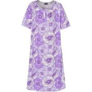 Trofe Soft Rose Short Sleeve Nightdress Lila bomull Medium Dam