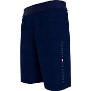 Tommy Hilfiger Tonal Logo Relaxed Lounge Shorts Mörkblå Medium Herr