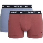 Nike Kalsonger 2P Everyday Cotton Stretch Trunk Röd/Lila bomull X-Larg...