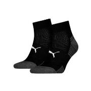 Puma Strumpor 2P Sport Cushioned Quarter Socks Svart Strl 43/46