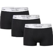 Calvin Klein Kalsonger 3P Modern Cotton Stretch Trunk Svart bomull X-L...