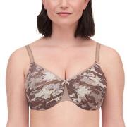 Chantelle BH C Magnifique Underwired Bra Brun mönstrad E 80 Dam