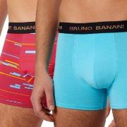 Bruno Banani Kalsonger 2P Connect Boxer Röd/Blå bomull Large Herr