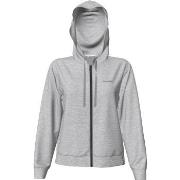 Calvin Klein Modern Cotton LW Full Zip Hoodie Grå X-Large Dam