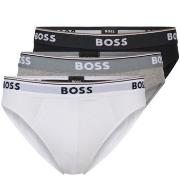 BOSS Kalsonger 3P Power Brief Svart/Vit bomull Medium Herr