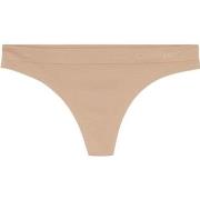 Calvin Klein Trosor Fusion Flex Thong Beige polyamid Small Dam