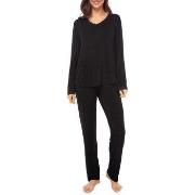 Lady Avenue Bamboo Pyjamas With Lace Long Sleeve Svart Bambu Medium Da...