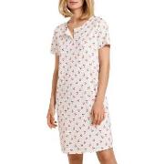 Calida Fruity Dreams Sleepshirt Vit Mönstrad bomull X-Small Dam