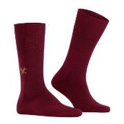 Falke Strumpor Airport Rudolph Socks Vinröd Strl 45/46 Herr