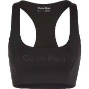 Calvin Klein BH Sport Medium Support Sports Bra Svart Large Dam