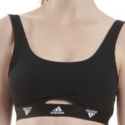 adidas BH Scoop Bralette Svart bomull Large Dam